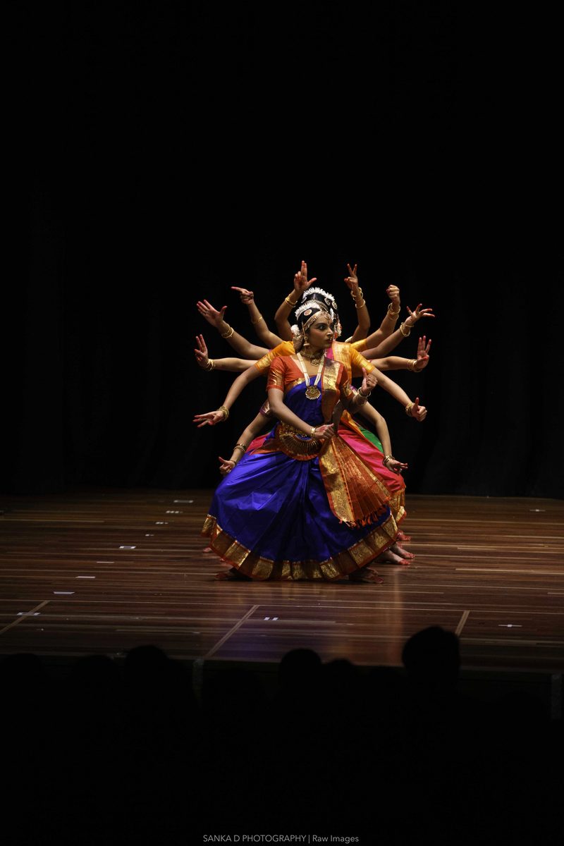 Shriya leading an ensemble formation, tenth year
