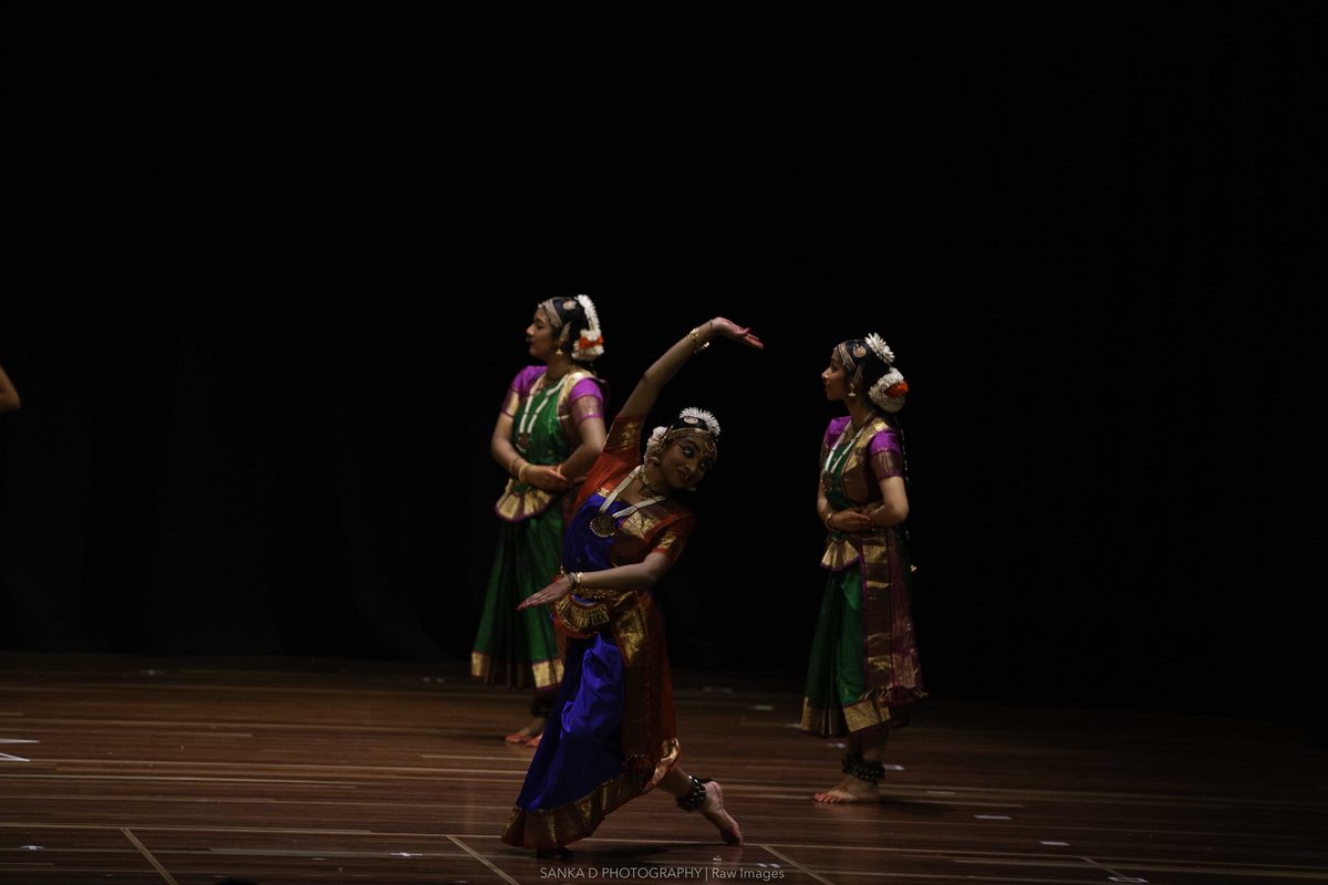 Shriya and ensemble on stage, tenth year