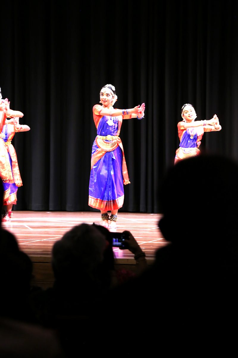 Shriya performing on the concert stage, eighth year, 2023
